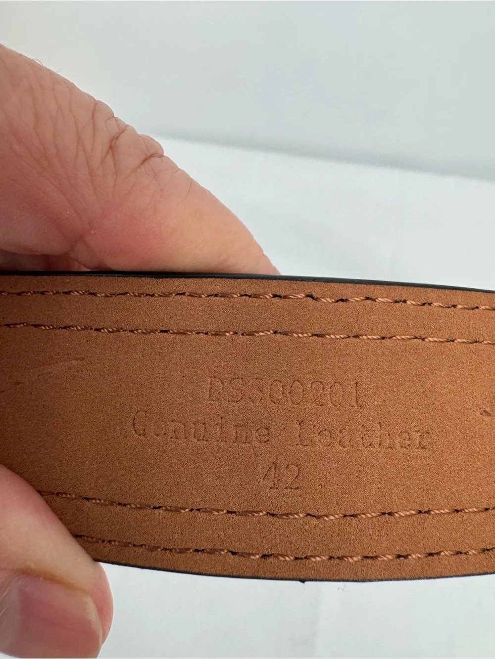 NWT Nike Golf Men's G-Flex Belt Size 42 Black 100% Genuine Leather